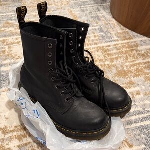Dr. Martens Black Combat Boots